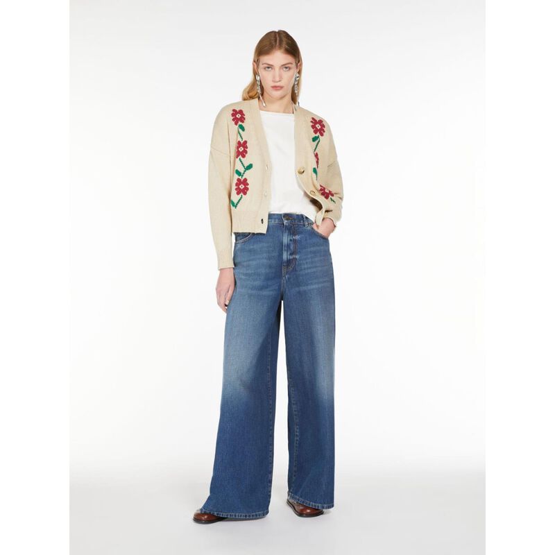 Weekend Max Mara Teulada Cotton Knit Cardigan image number 3